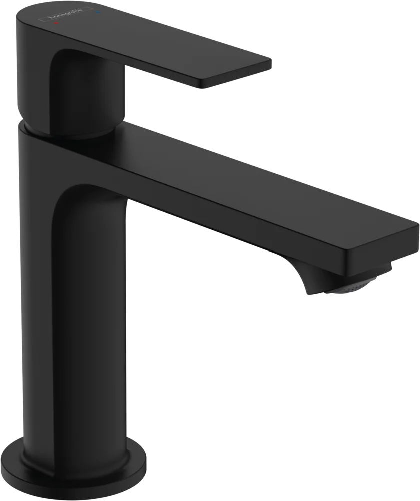 

Смеситель для раковины Hansgrohe Rebris E черный матовый