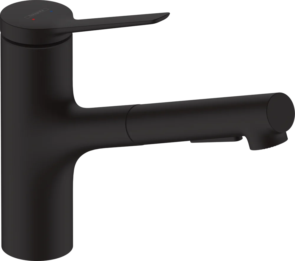 

Смеситель для кухни Hansgrohe Zesis 74800670 черный матовый