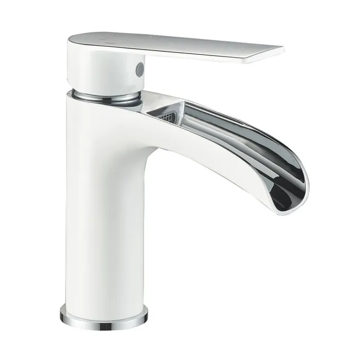 

Смеситель для раковины Haiba HB13505 белый, хром