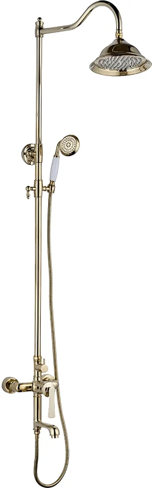 

Душевая стойка Haiba HB24181-5 золотая