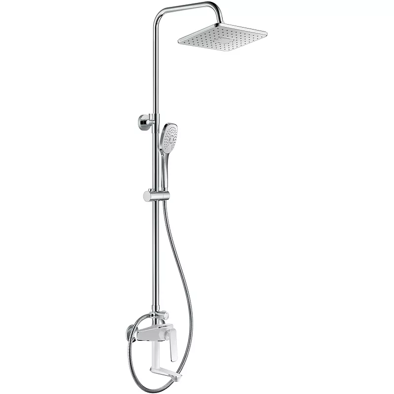 

Душевая стойка Haiba HB548-8 белая