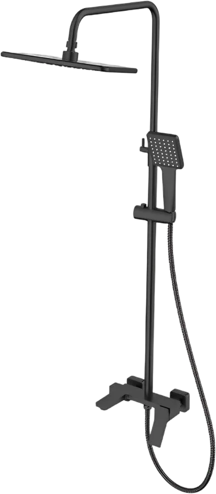 

Душевая стойка Haiba HB24818-7 черная матовая