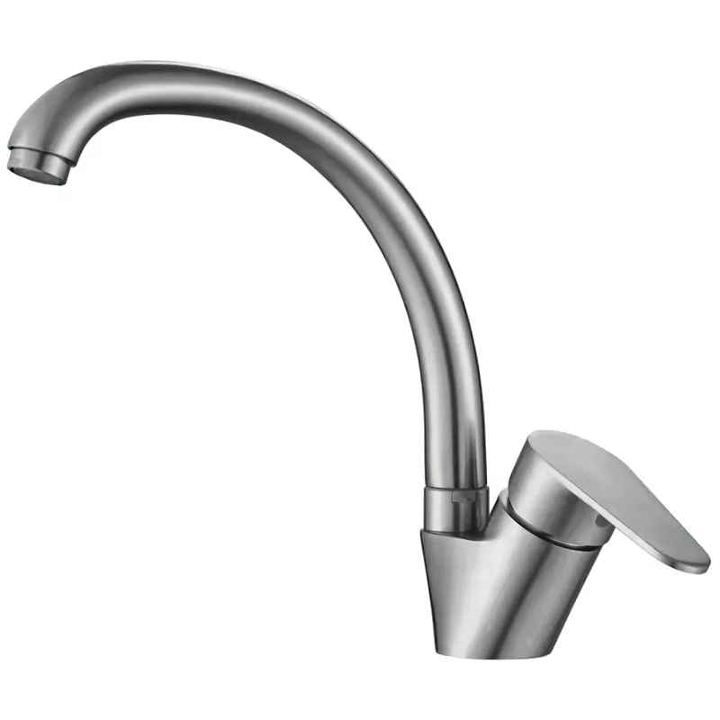 

Смеситель для кухонной мойки Haiba HB41801-2 сталь