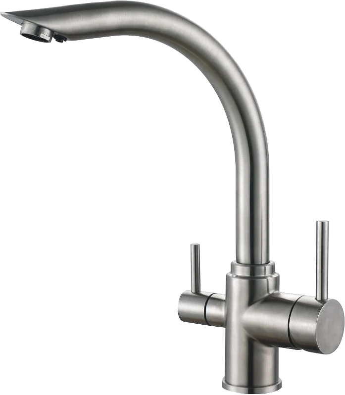 

Смеситель для кухонной мойки Haiba HB70304 сталь