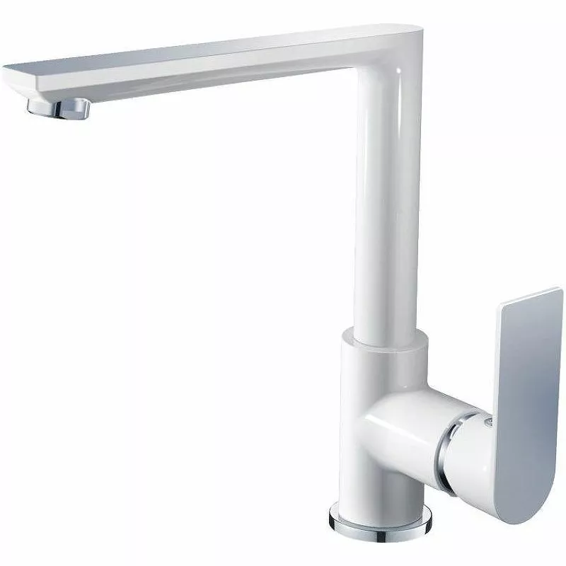 

Смеситель для кухонной мойки Haiba HB70505-8 белый, хром