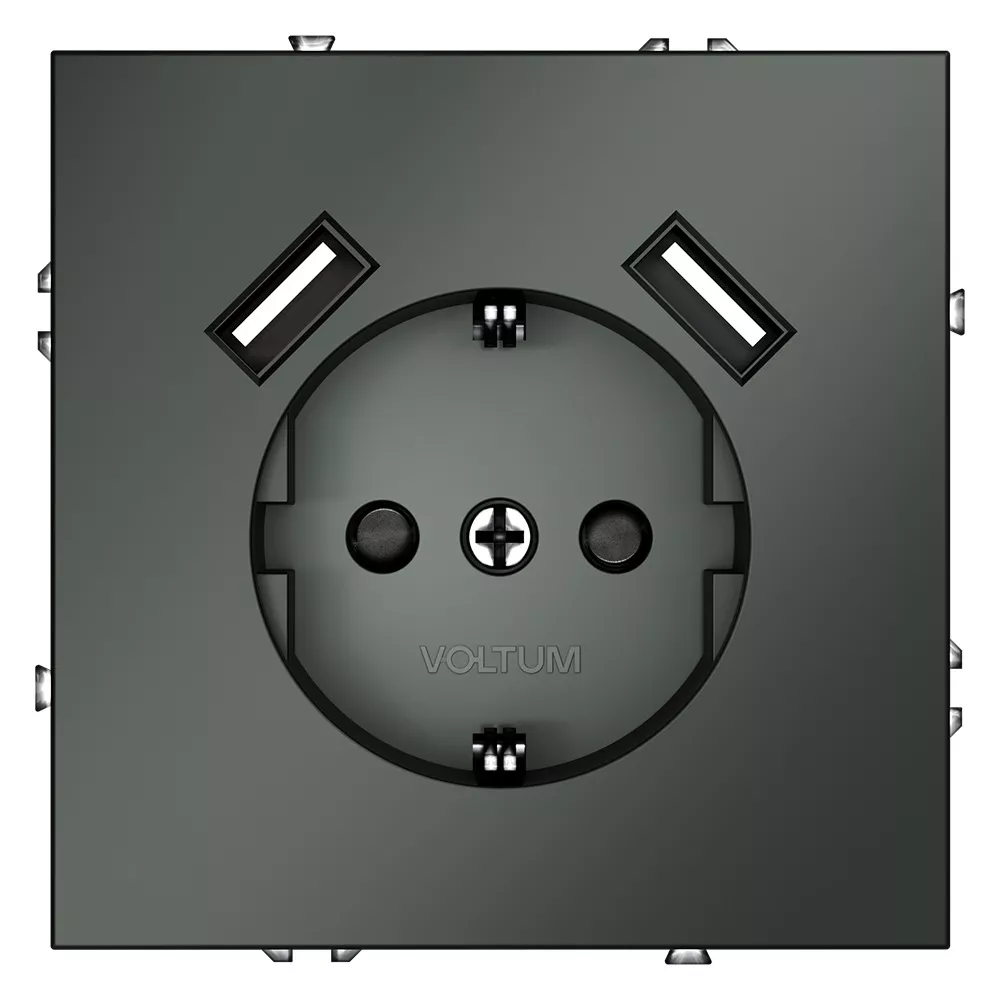 

Розетка с USB, А+А Voltum S70 VLS040406