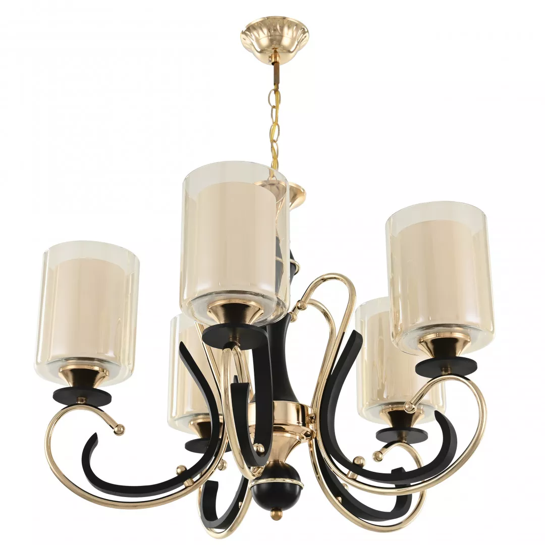 

Подвесная люстра Arte Milano Florentia 302237/5 Bk/Gd