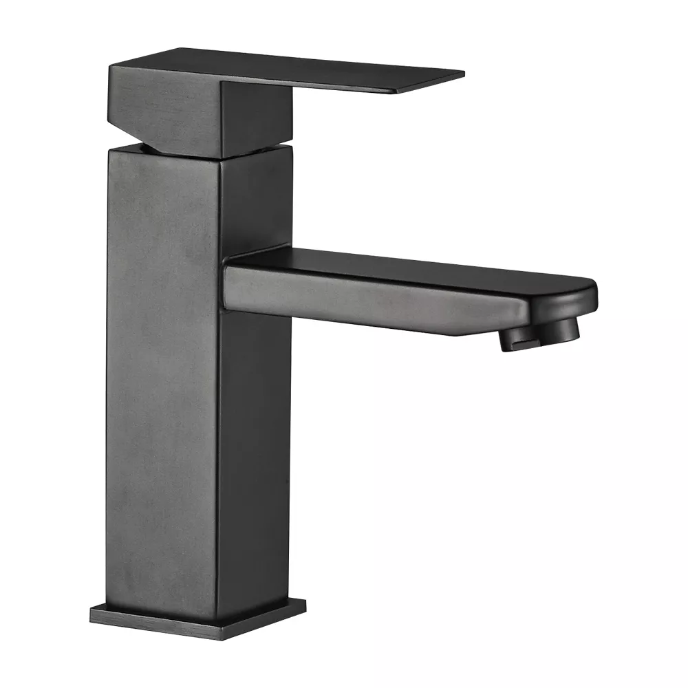 

Смеситель для раковины WesnaArt Kubus KUB13-210 черный