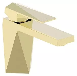 

Смеситель для раковины Bravat Iceberg F176110G золотой