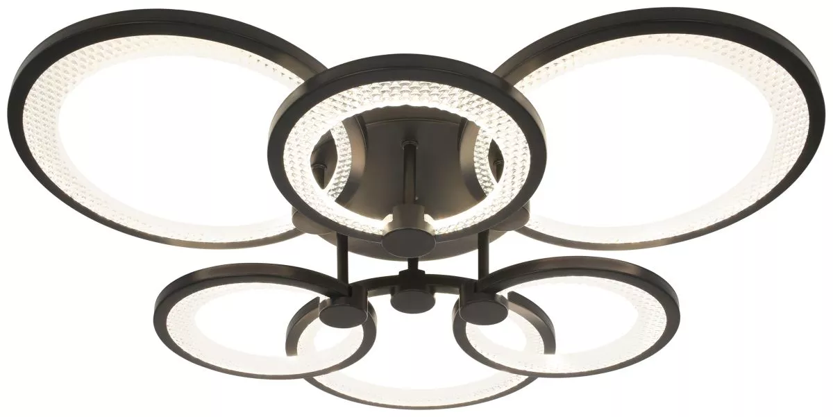 

Потолочный светильник Эра Модерн Odry CLL-1-117W 3K-6,5K RC BK