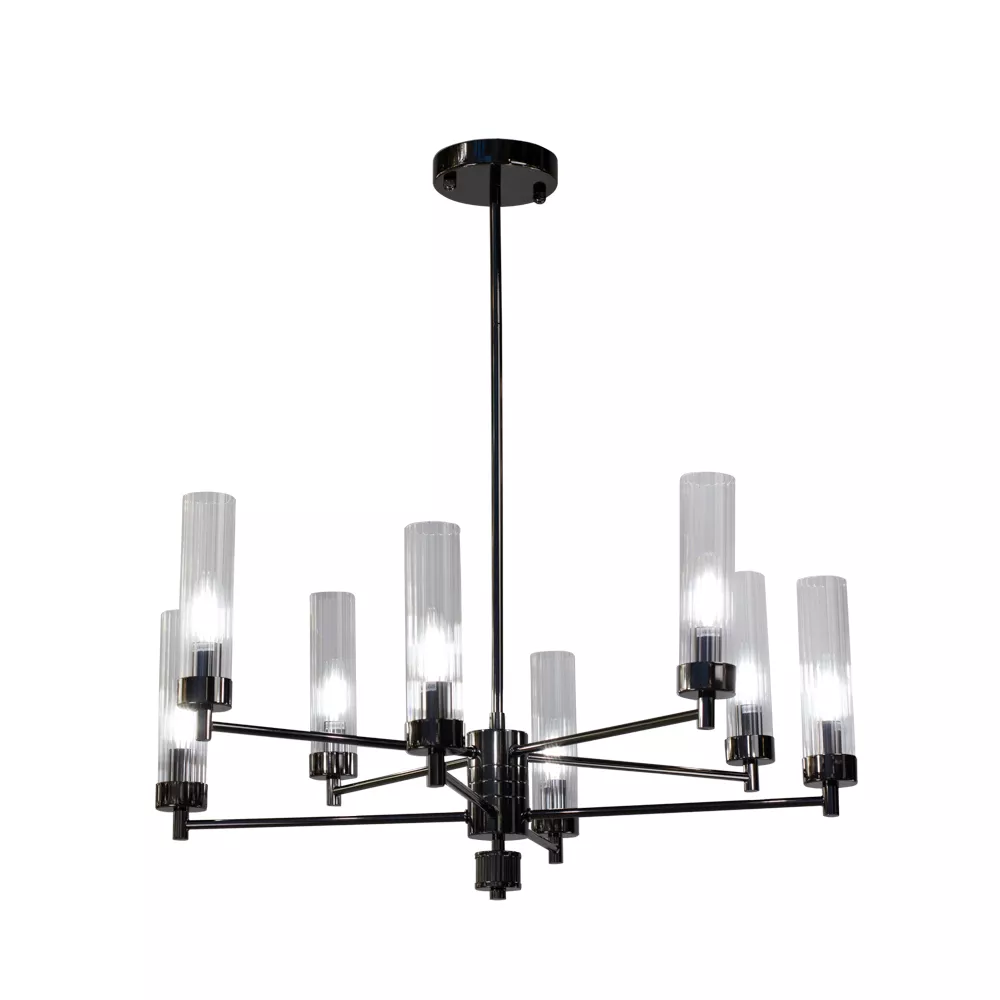 

Люстра на штанге AM Group INDIGO SP8 PEARL BLACK
