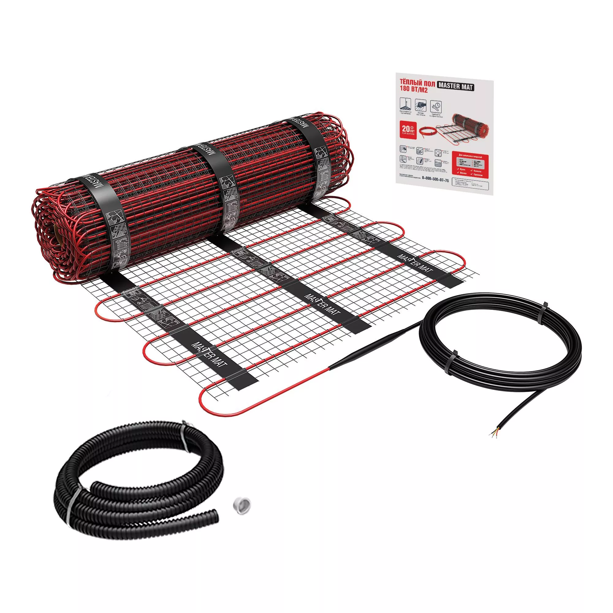 

Мат AC ELECTRIC AC MM 2-180-1 (комплект теплого пола)