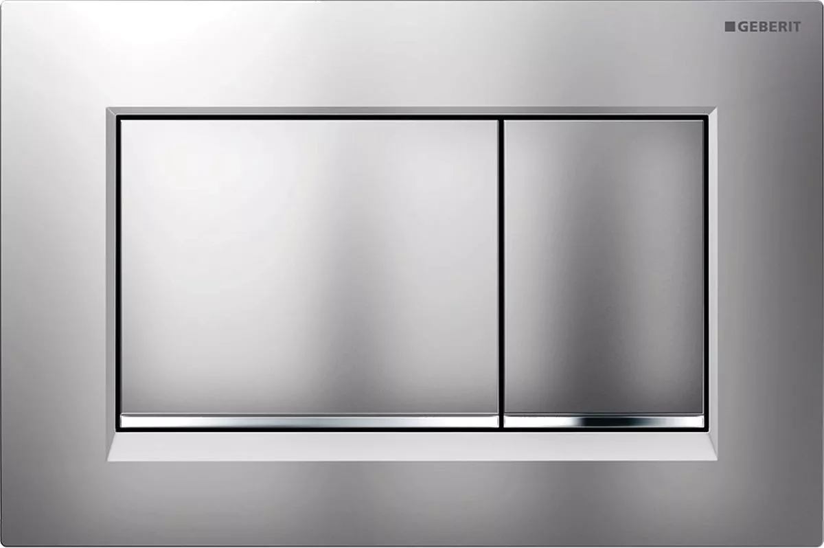 

Кнопка смыва Geberit Sigma 30 115.883.JQ.1 хром матовый / хром глянцевый