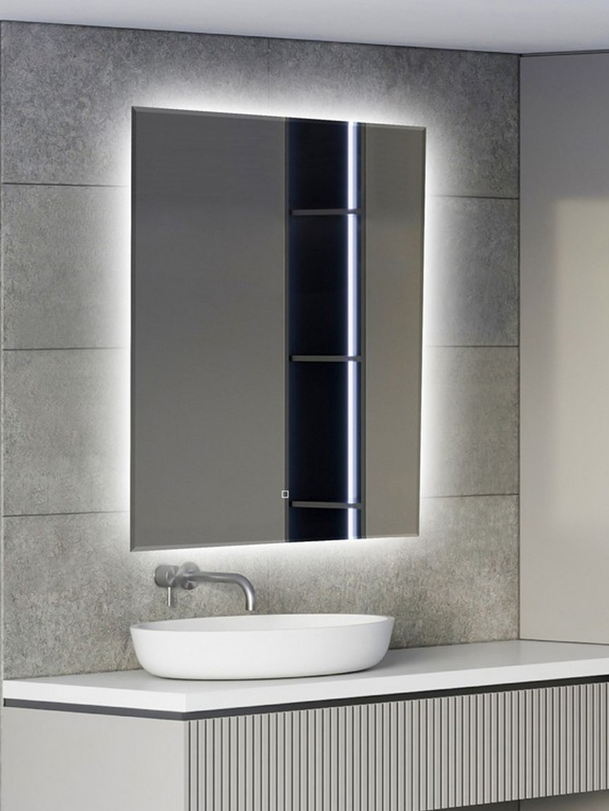 Зеркало Abber See AG6103S-06 60х80 см с подсветкой 12200₽