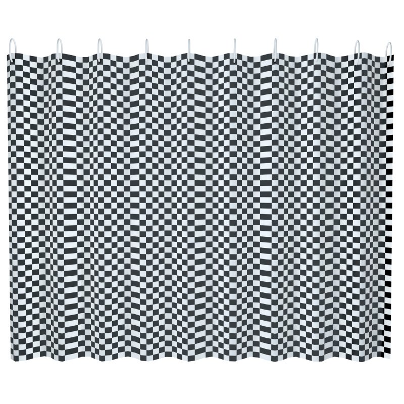 

Штора для ванной Fashun A8823 180х180 см, квадраты