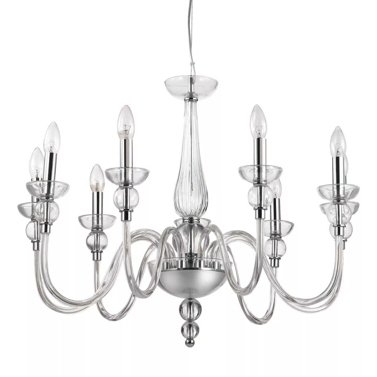 

Подвесная люстра Ideal Lux Doge SP9 Trasparente 044453