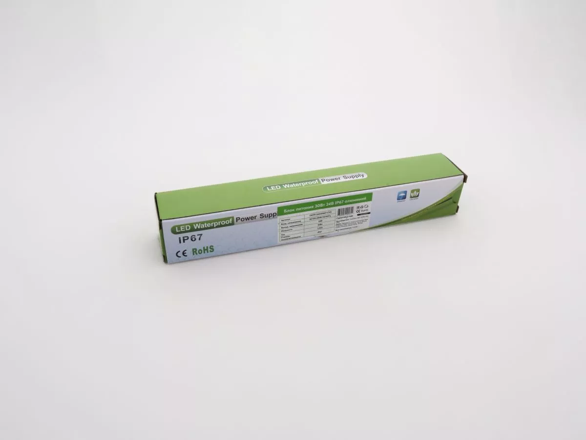 Блок питания LEDS POWER 30Вт 24В IP67 алюминий 005614