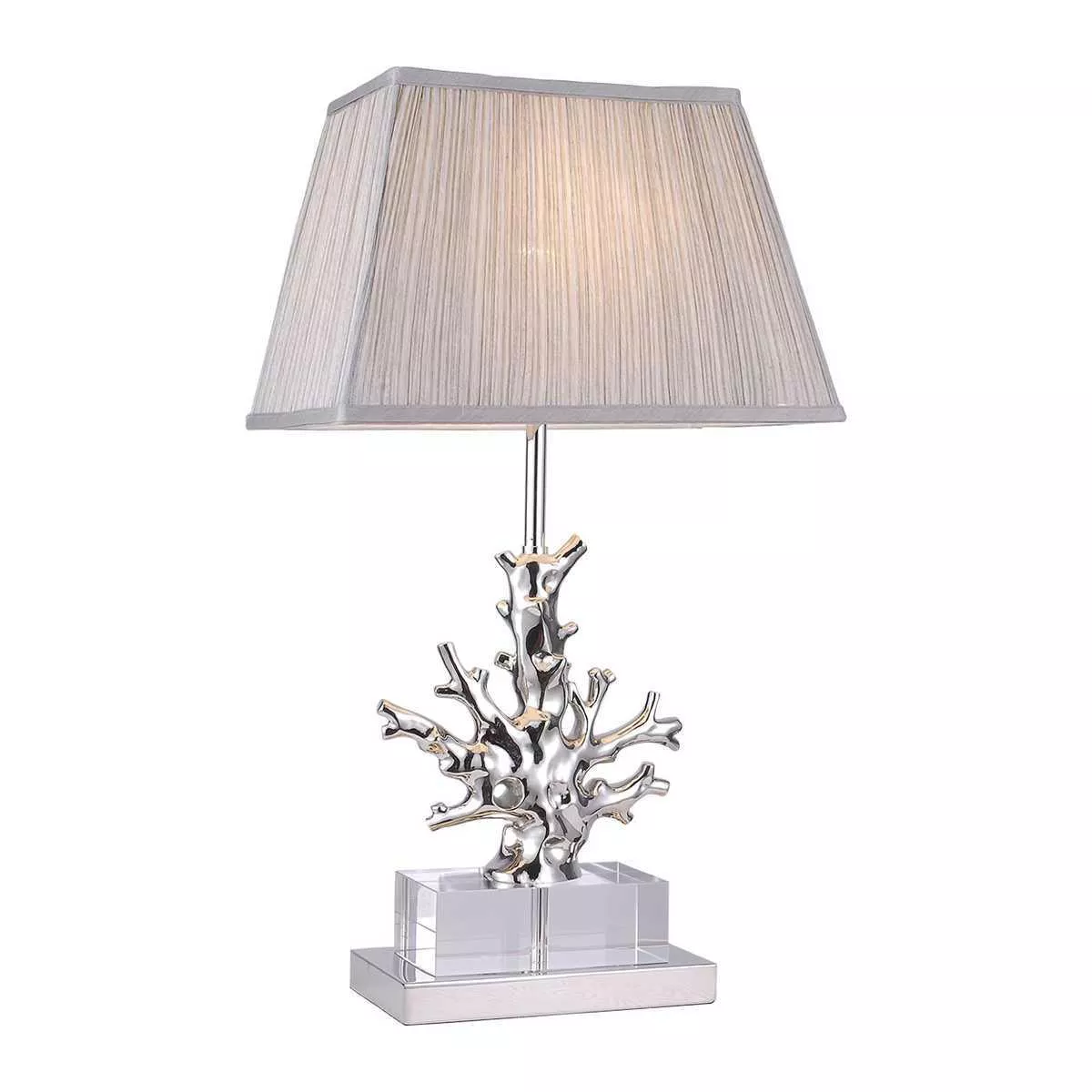 

Настольная лампа Garda Decor Silver Coral K2BT-1004