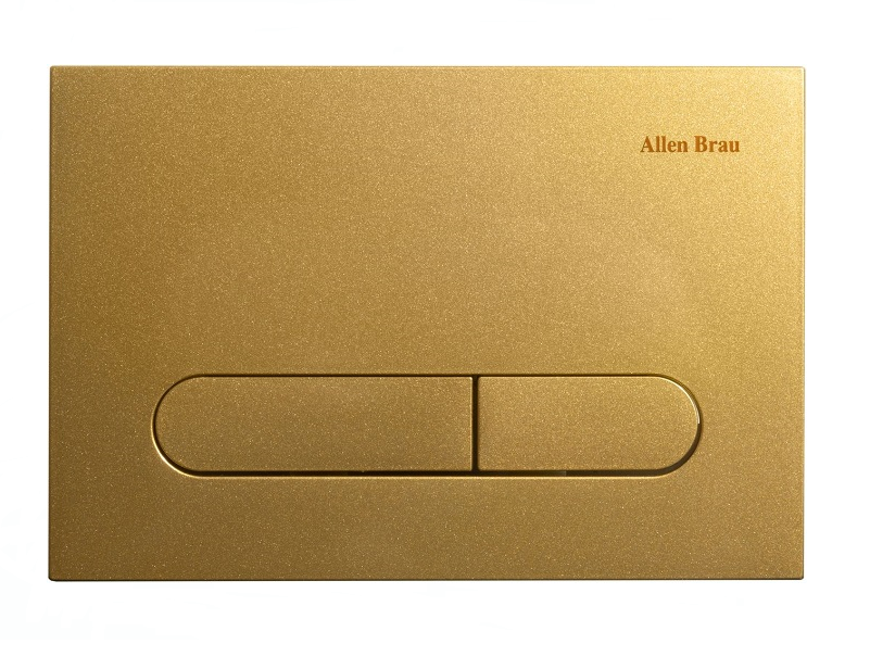 Allen Brau 9.2PR01.GD PROJECT COLOR Кнопка смыва abs 230x156мм золотой (326483)