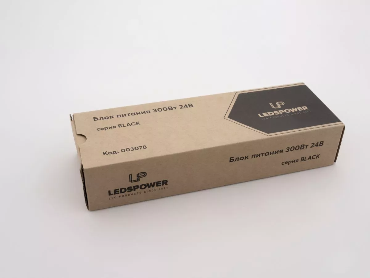 Блок питания LEDS POWER 300Вт 24В BLACK 003078