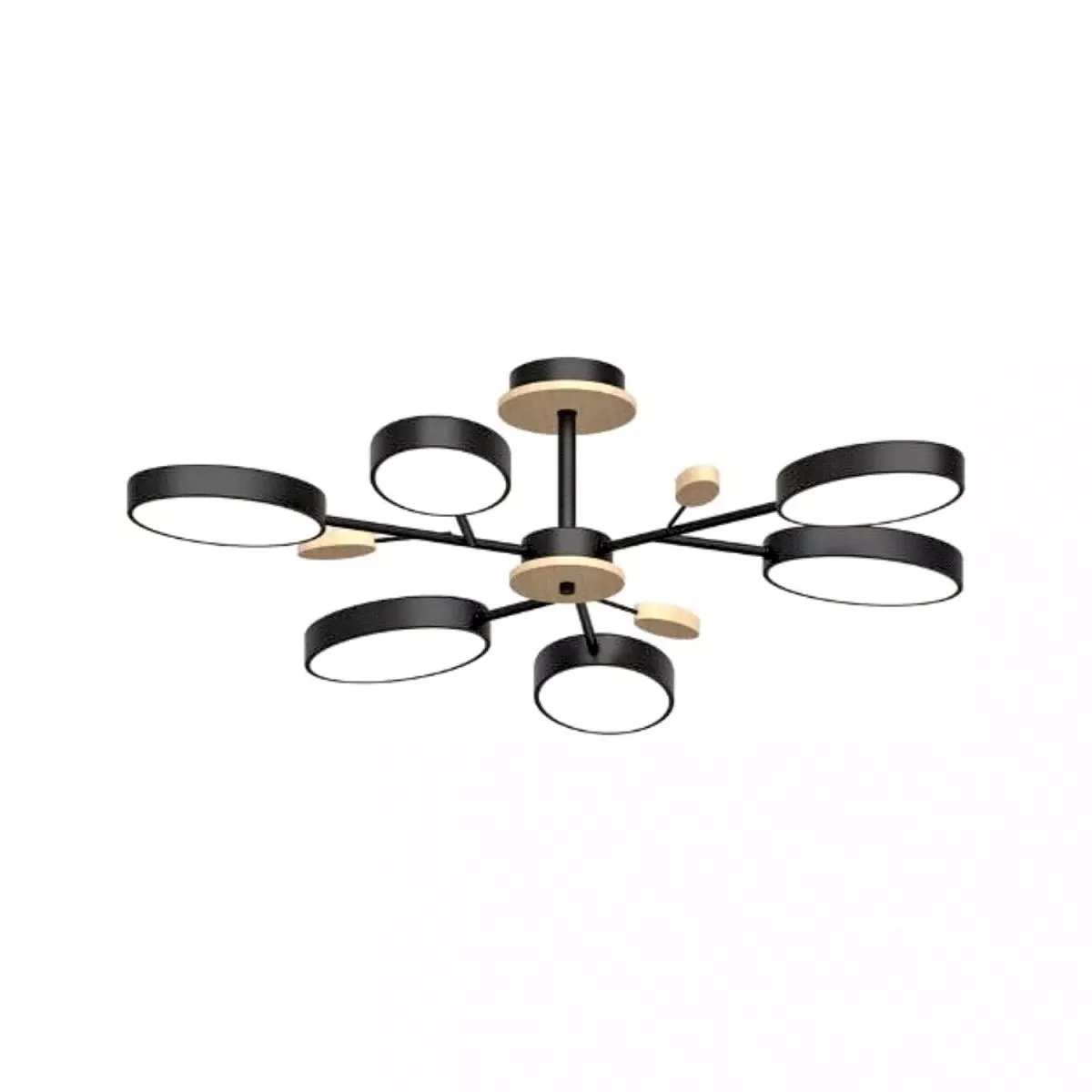 

Люстра на штанге LED4U L3220-830 BK