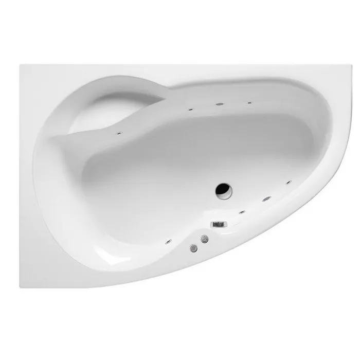 

Ванна акриловая Excellent Newa Soft L 160х95 с гидромассажем белый - хром