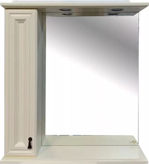 

Зеркало Misty Лувр 75 L слоновая кость