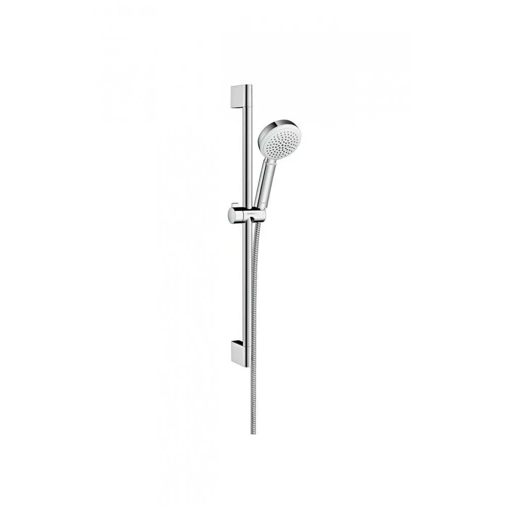 

Душевой набор (гарнитур) Hansgrohe Crometta 100 EcoSmart 1jet 26655400, белый/хром