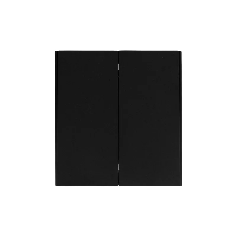 Выключатель STRONG 2 кл 10А с/у антрацит KRANZ KR-78-0706-5