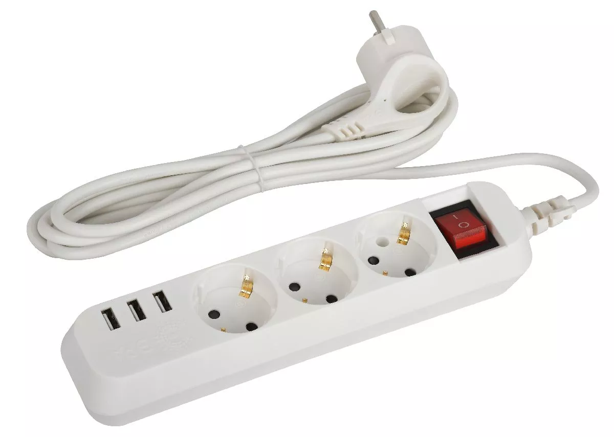 

Удлинитель электрический Эра U-3es-1,5m-USB Б0052900