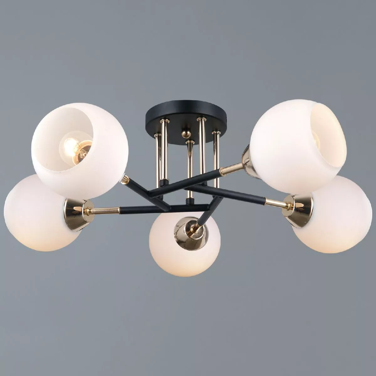

Потолочная люстра Illumico IL0689-5CSQ-24 BK FGD LIBRA