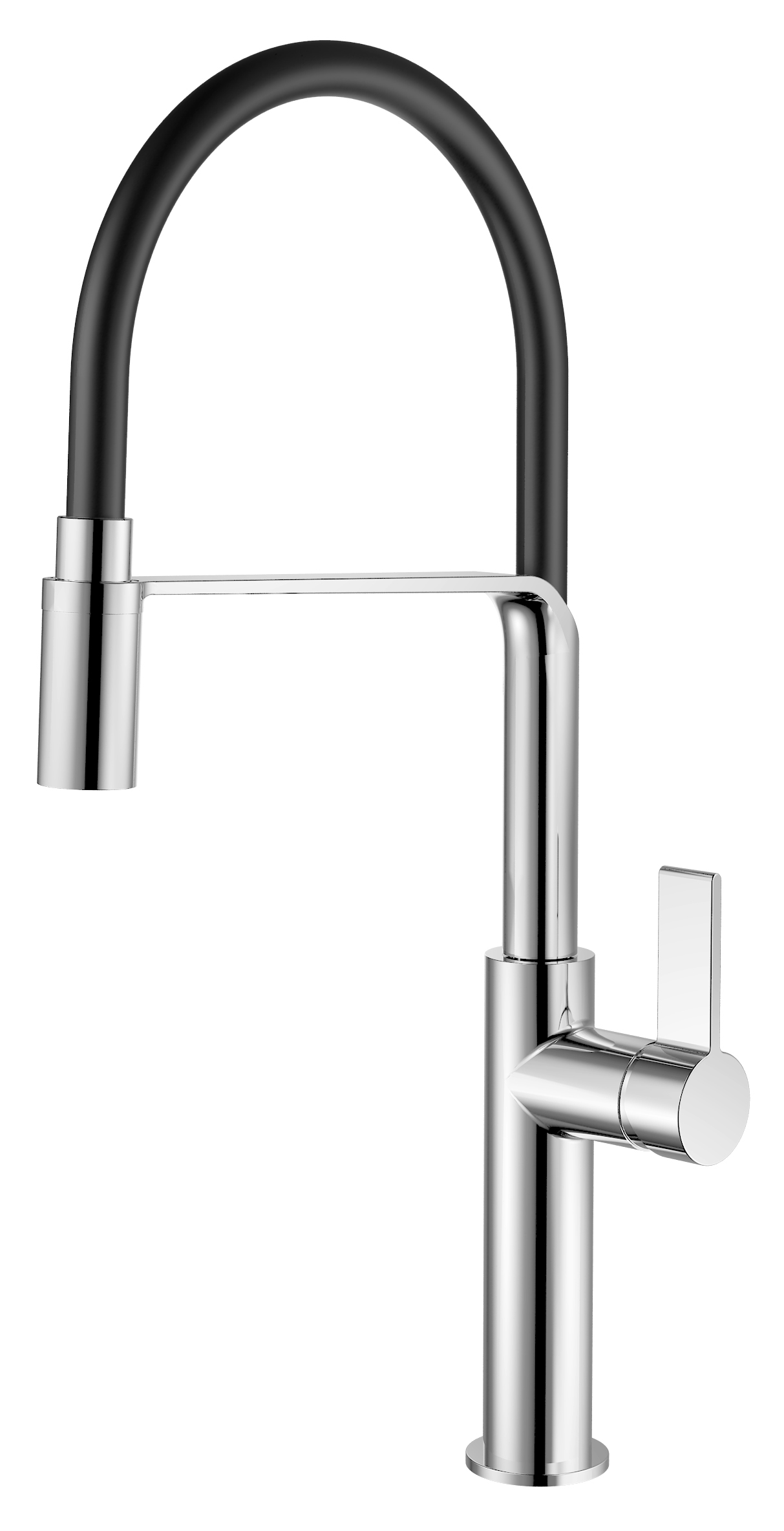 

Смеситель для кухонной мойки с гибким изливом RUSH (MS9035-35Black)