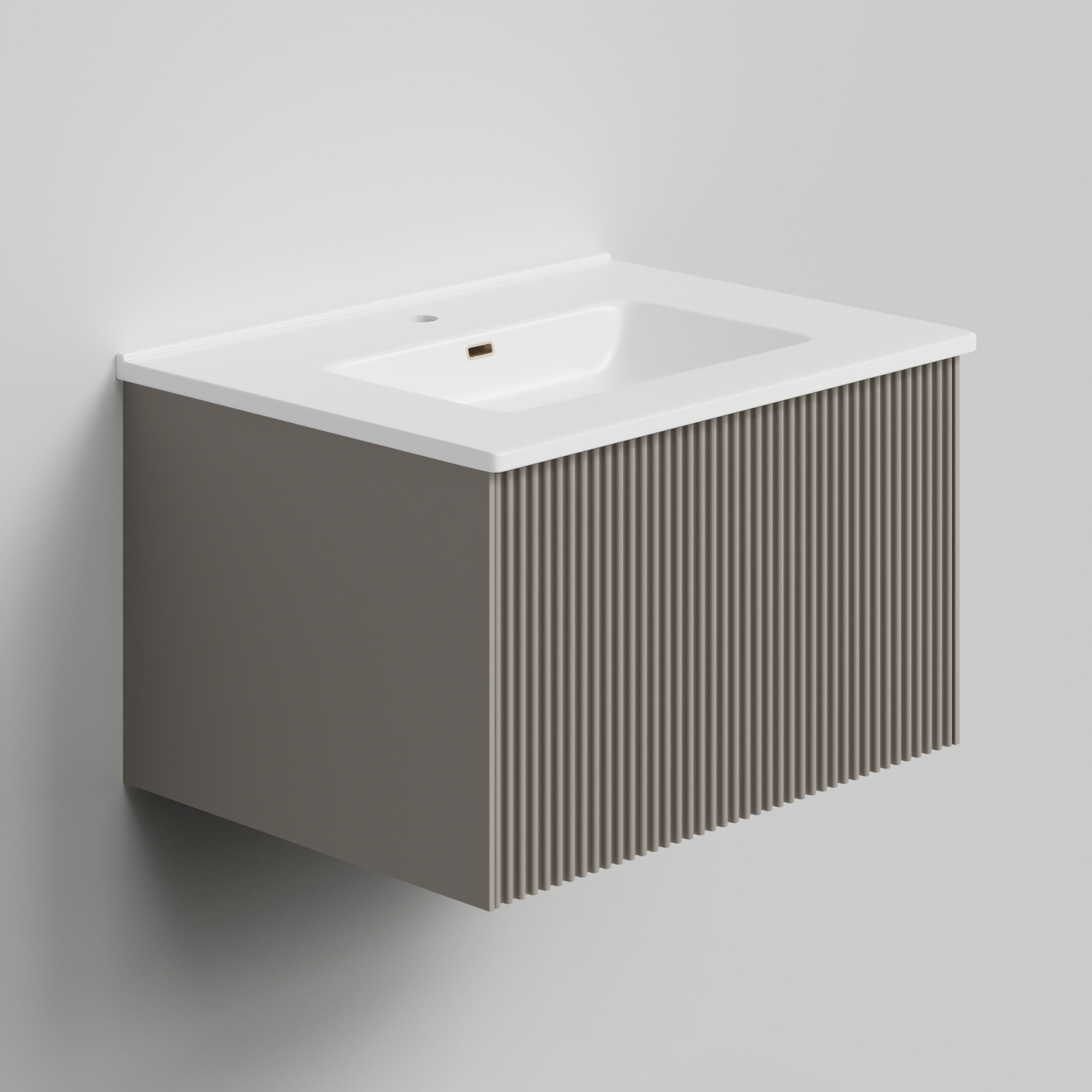 

Тумба под раковину La Fenice TERRA Cappuccino бежевая матовая 60 см