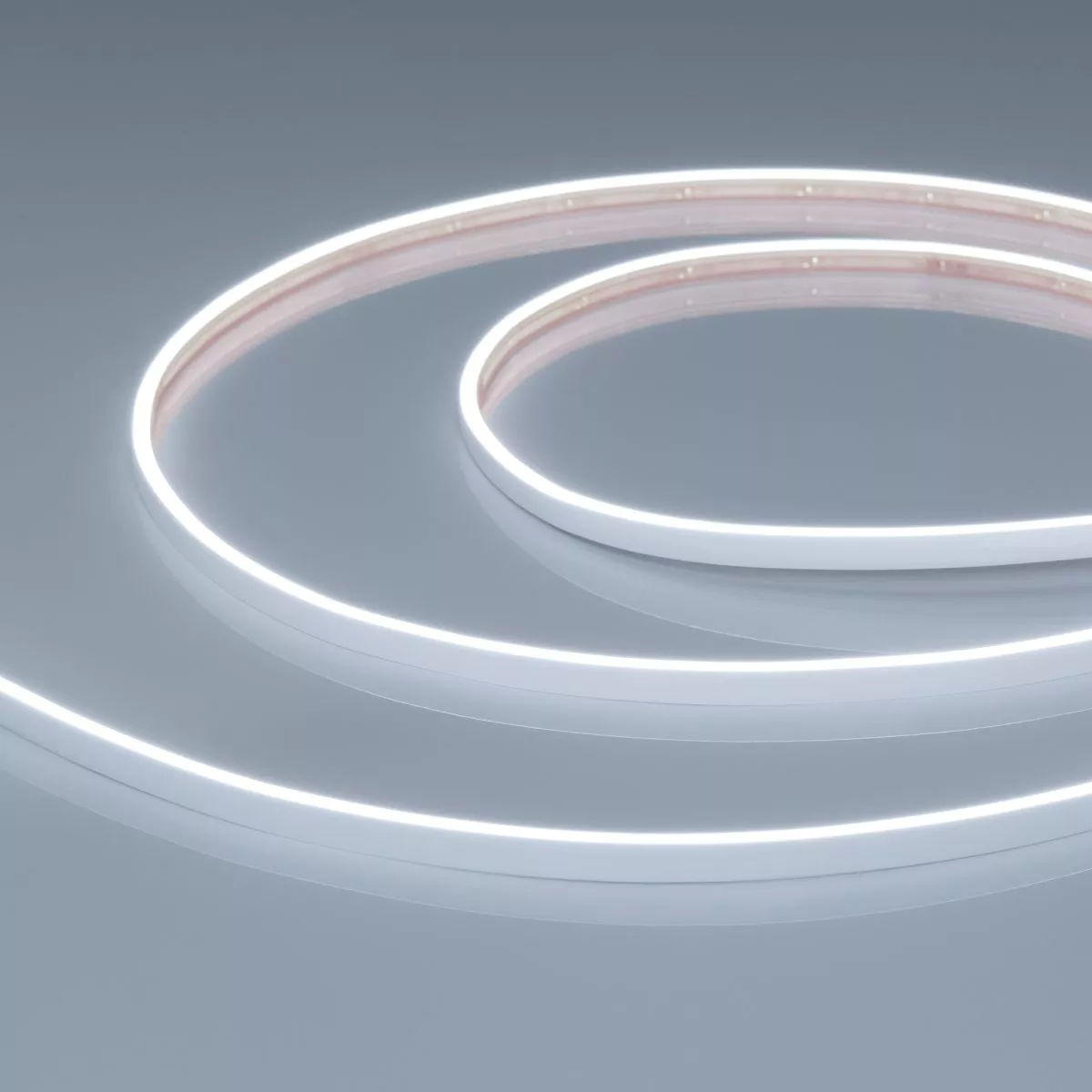 

Светодиодная лента герметичная Arlight VELA-M240-2.5x6mm 24V White6000 (5 W/m, IP65, 5m) 053266