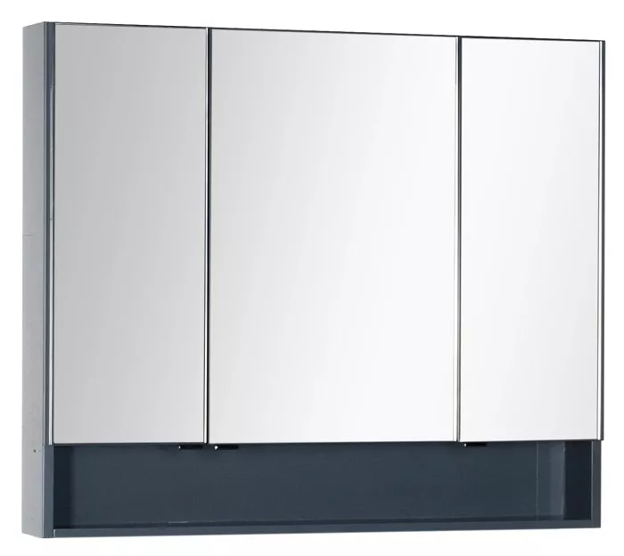 Зеркало-шкаф Aquanet Виго 100 сине-серый 183359 - фото 1