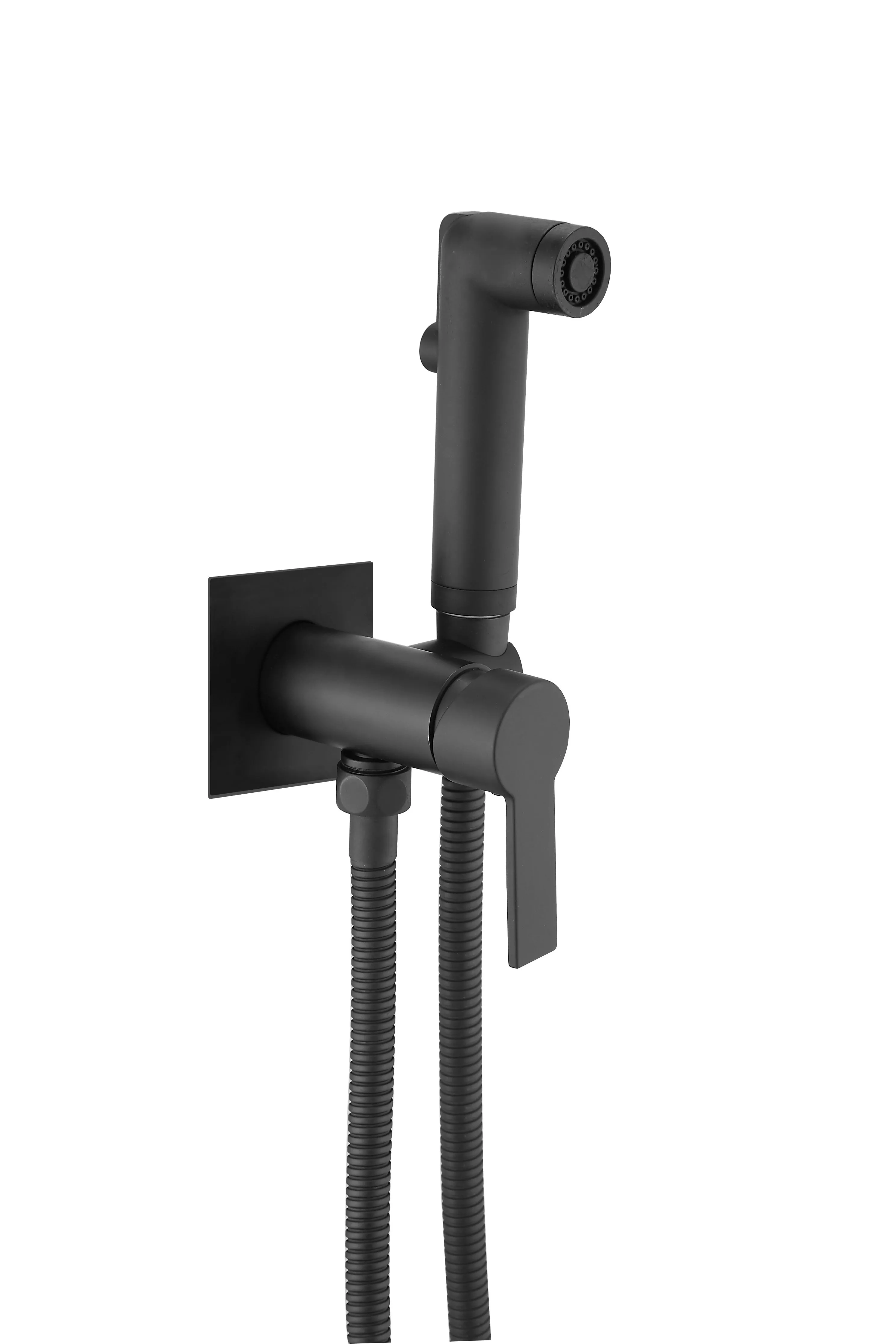 

Смеситель скрытого монтажа ESKO с гигиеническим душем (SMH06 Black)