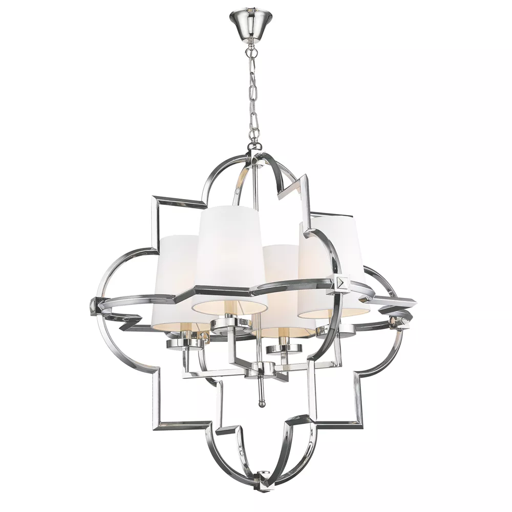 

Подвесная люстра Delight Collection Mandeville KM0728P-4L nickel