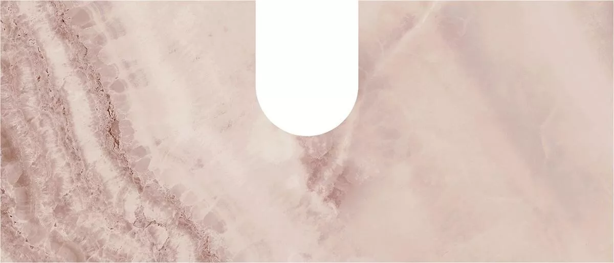 

Спец. изделие декоративное CONO Onice розовый (задняя стенка)