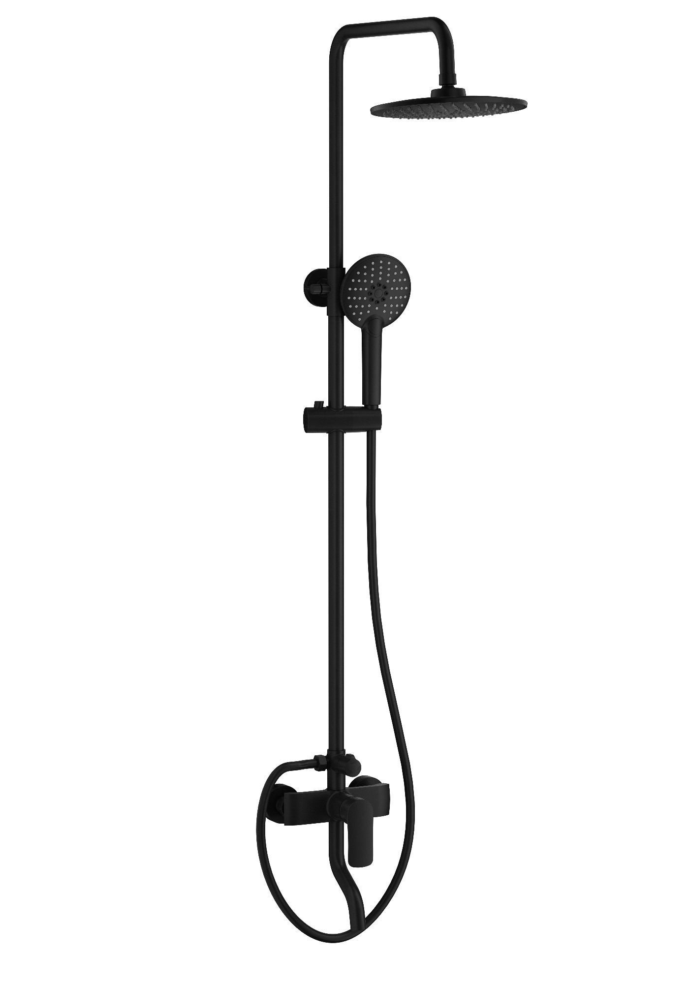 

Душевая стойка Wonzon & Woghand WW-AE3354-MB матовая черная