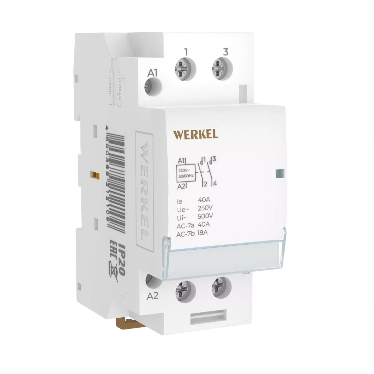 

Контактор модульный Werkel W942M40O 4690389212109 a069475