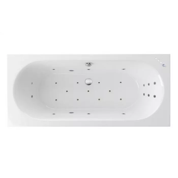 

Ванна акриловая Excellent Oceana Slim Ultra 170х75 с гидромассажем белый - хром