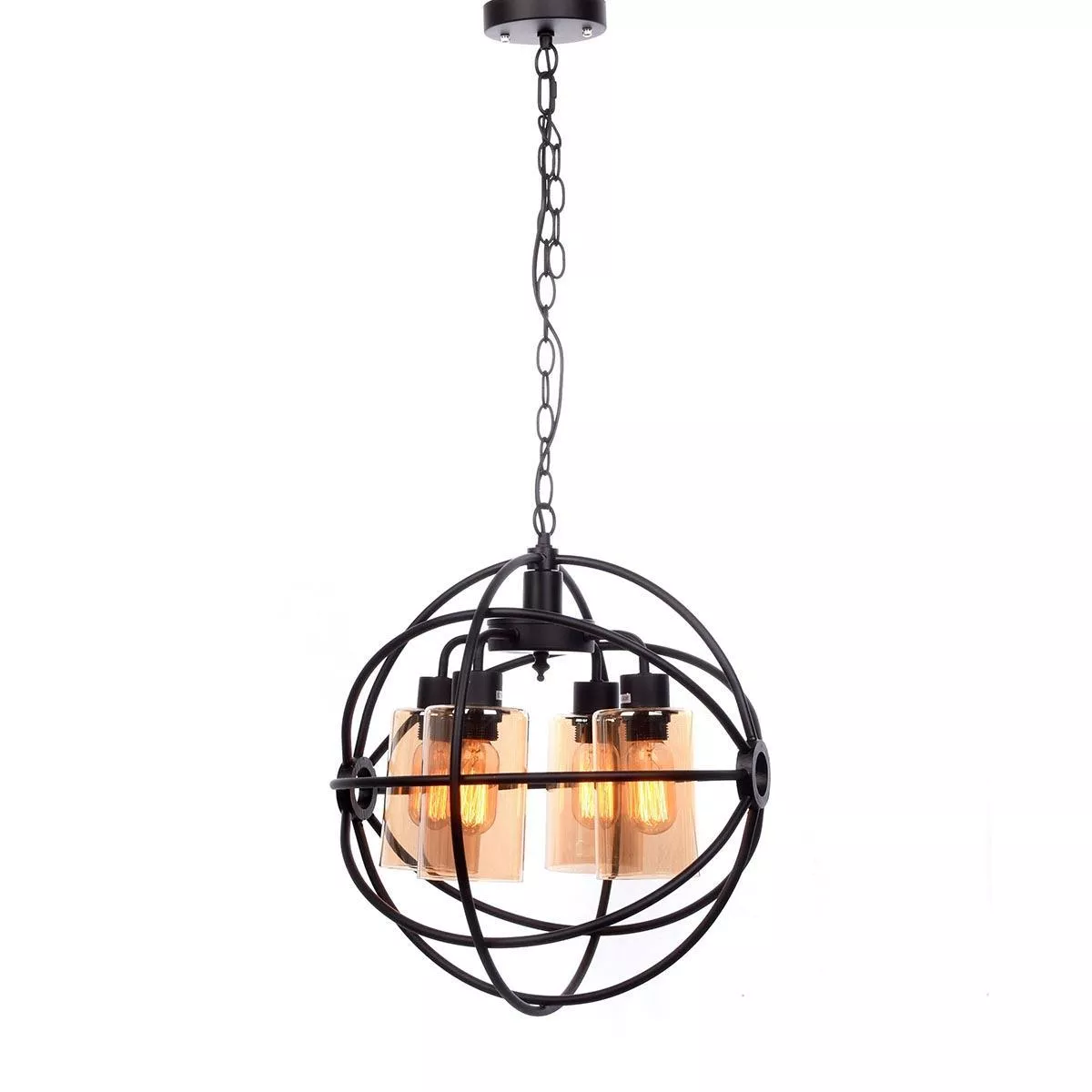 

Подвесная люстра Lumina Deco Stradi LDP 11509-4 BK