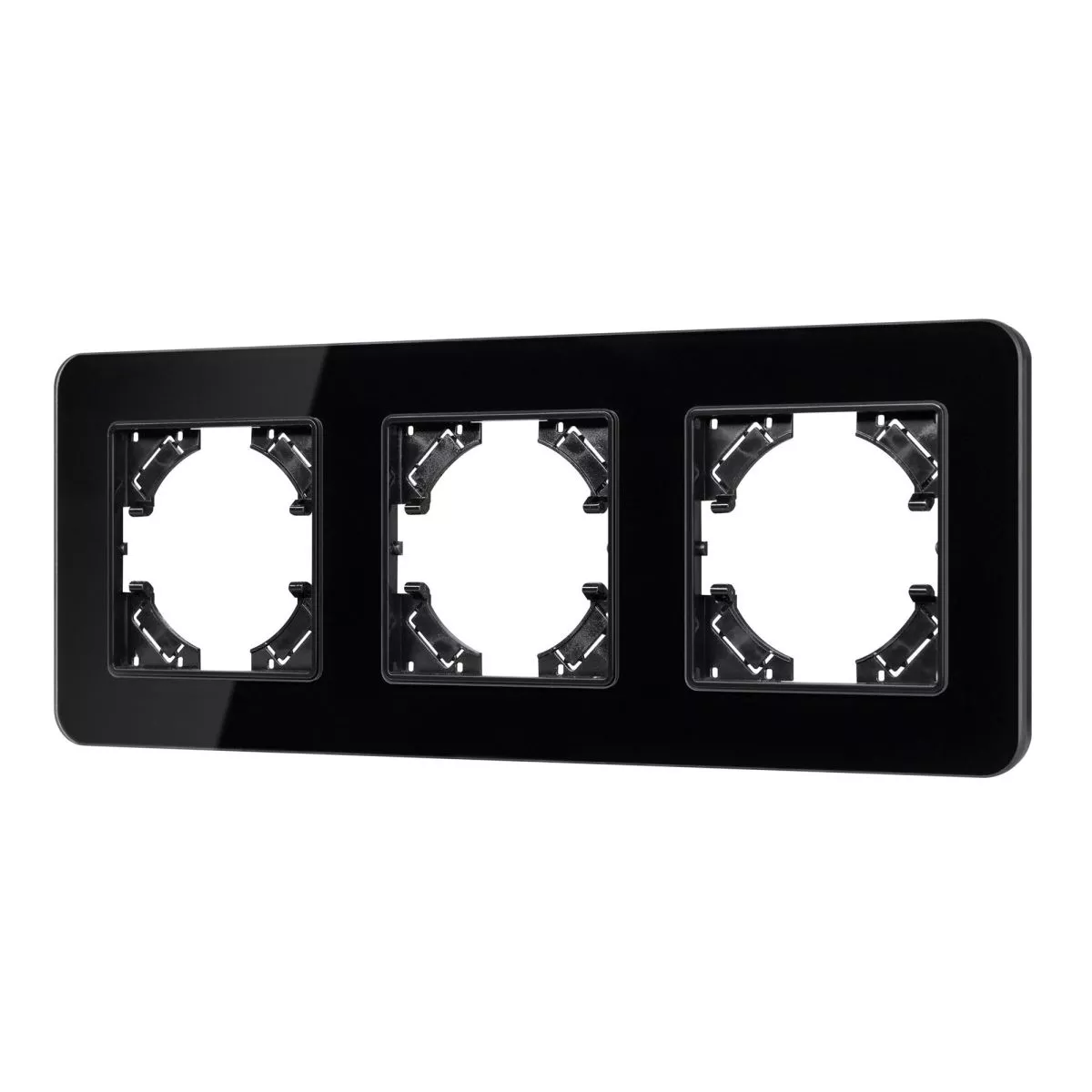 

Рамка на 3 поста стеклянная Arlight FRM-OMALI-GS-3-BK 049697