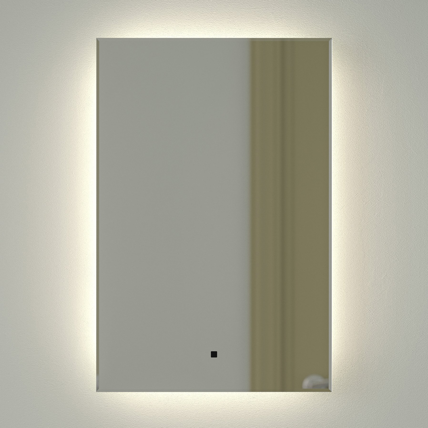 

Зеркало Defesto Glow DF 2502R 40х60 с LED-подсветкой, 4 500 K, инфракрасный выключатель
