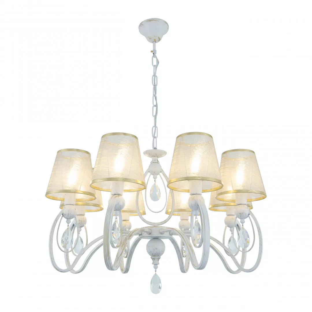

Подвесная люстра Arte Milano 347203/8 WT+G
