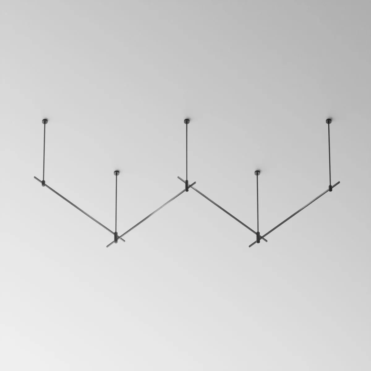 

Основание Long двухуровневое на жестких подвесах для трековых светильников Maytoni Technical Flarity TFC-Flar-L02-B