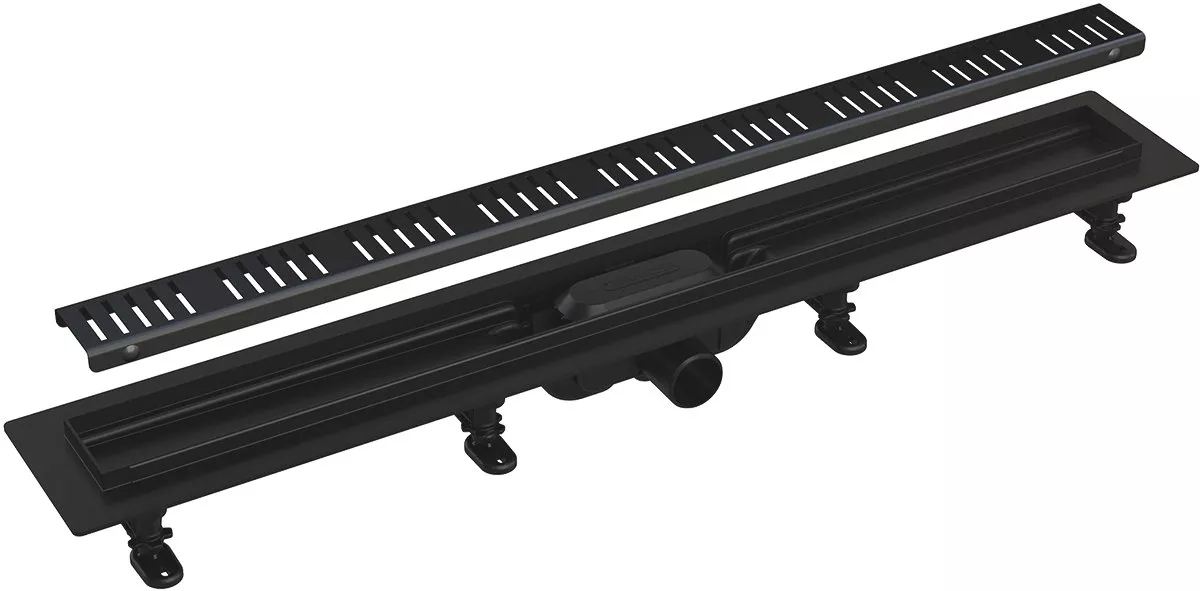 

Душевой лоток AlcaPlast APZ10BLACK 750 с решеткой и опорами