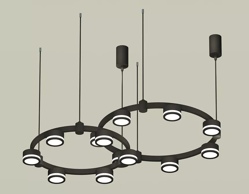 

Комплект подвесного светильника Ambrella Light Techno Ring XR92091003 (A9209x2, C9238, C9232, N8415)