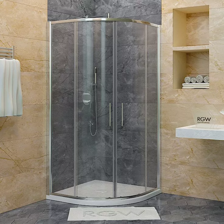 

Душевой уголок RGW Hotel HO-51 100x100 профиль хром