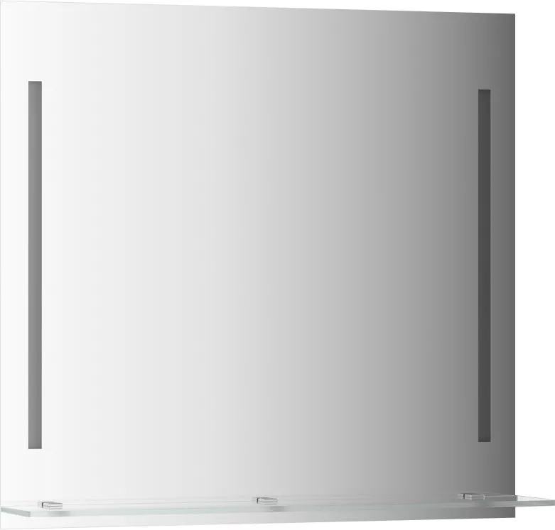 

Зеркало Evoform Ledline-S BY 2164 80x75 с полкой